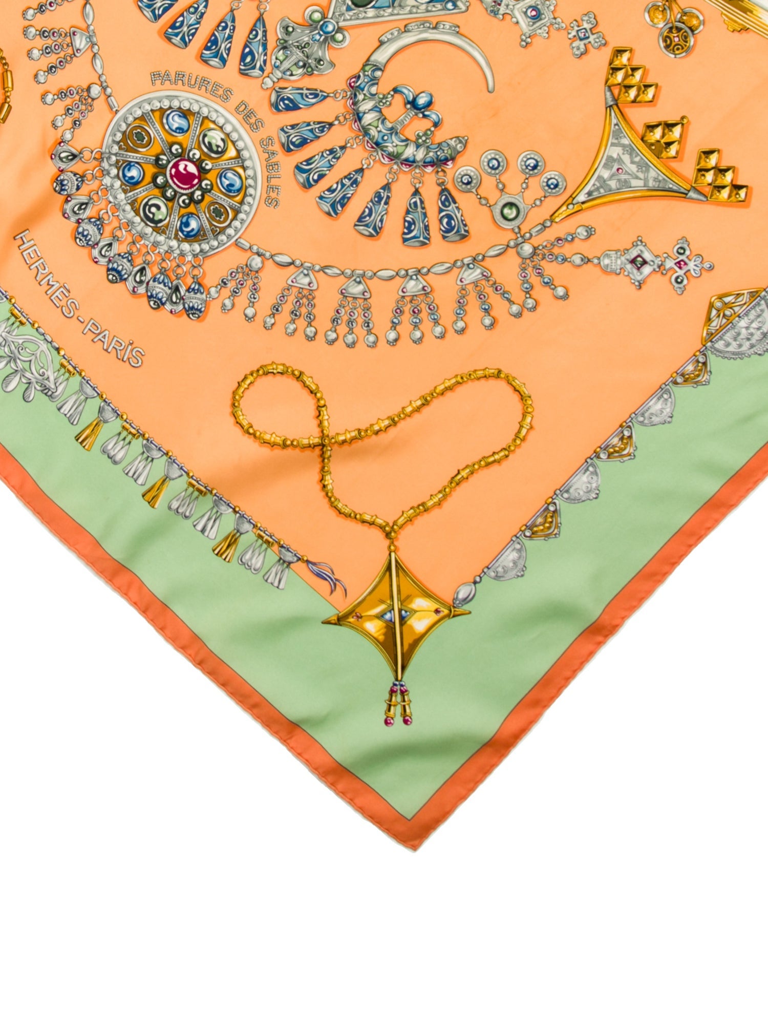 Hermès Parures Des Sables Silk Scarf Silk Scarf