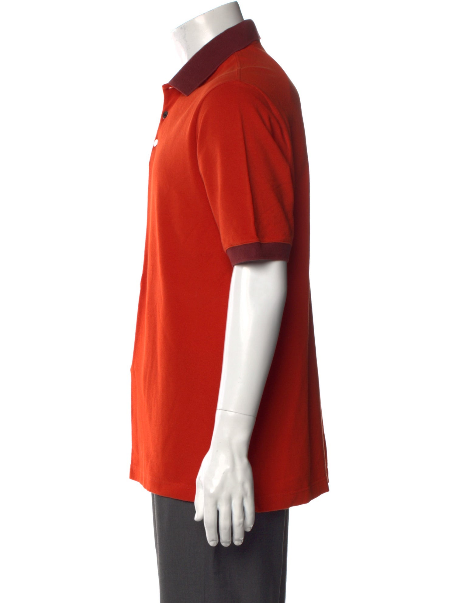 Hermès V-Neck Short Sleeve Polo Shirt
