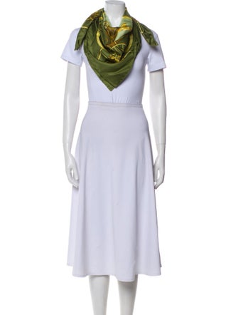 Hermès Springs Silk Scarf