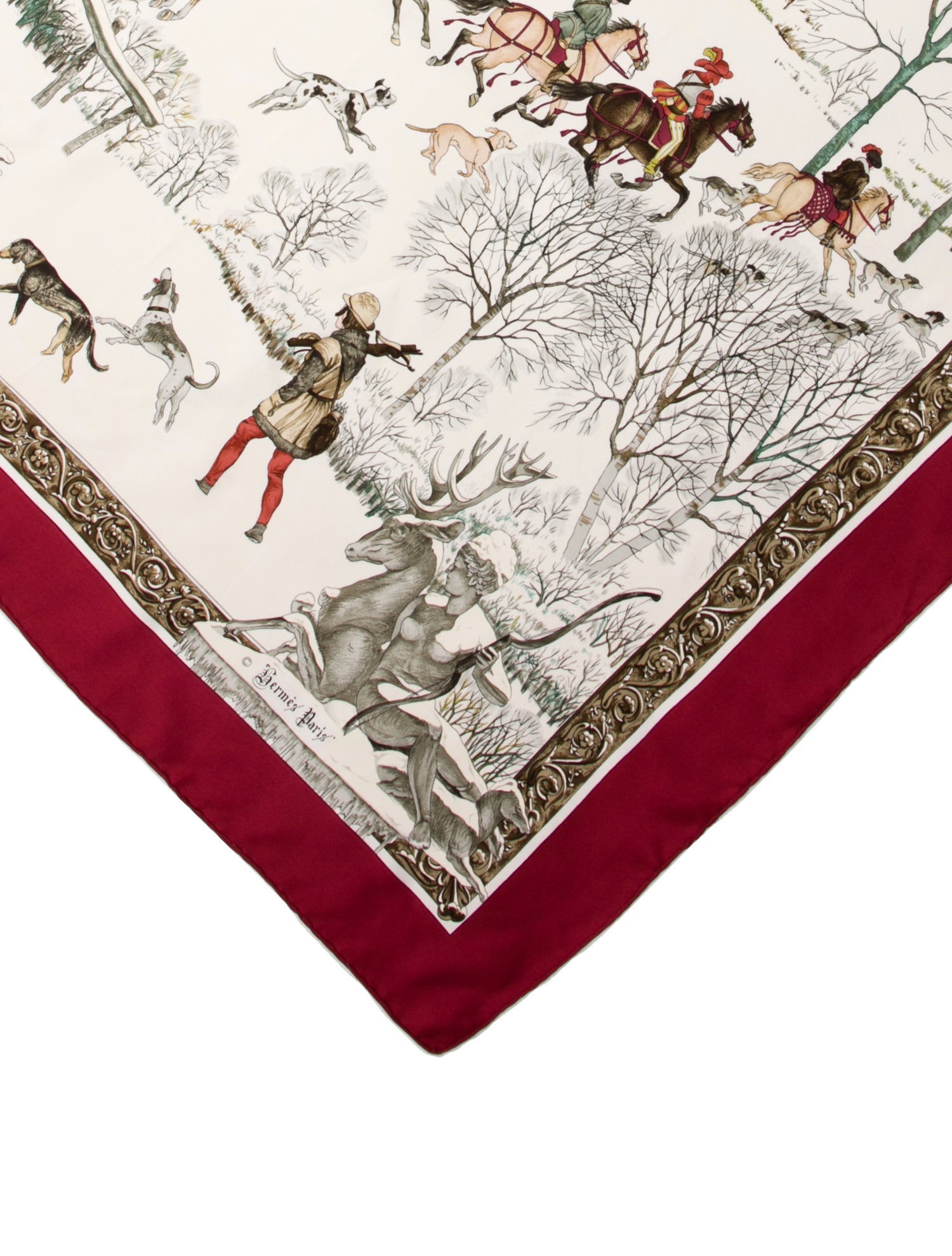 Hermès L’Hiver Silk Scarf