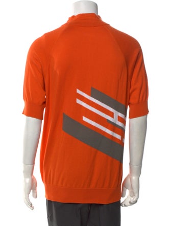 Hermès Mock Neck Short Sleeve Pullover