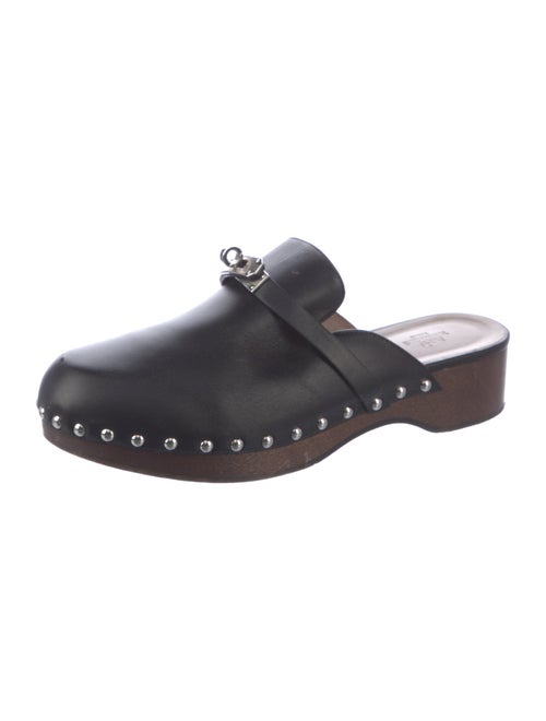 Hermès Carlotta Leather Mules