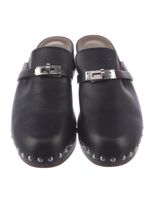 Hermès Carlotta Leather Mules