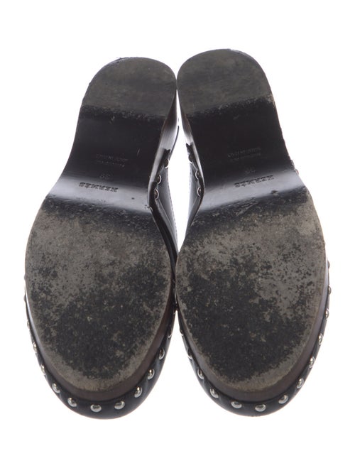 Hermès Carlotta Leather Mules