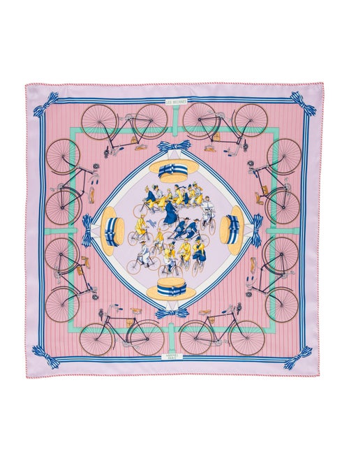 Hermès Les Becanes Silk Scarf