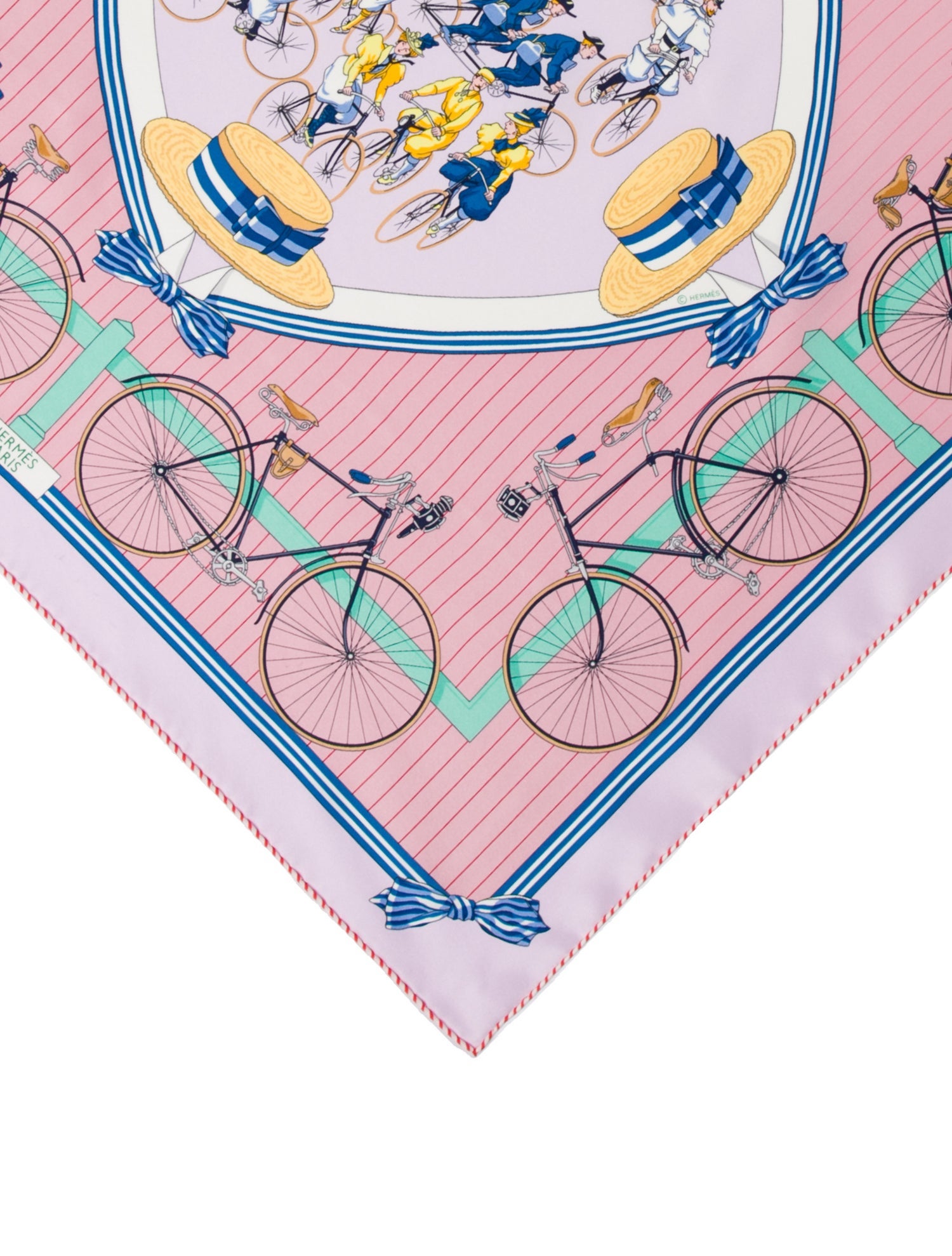 Hermès Les Becanes Silk Scarf