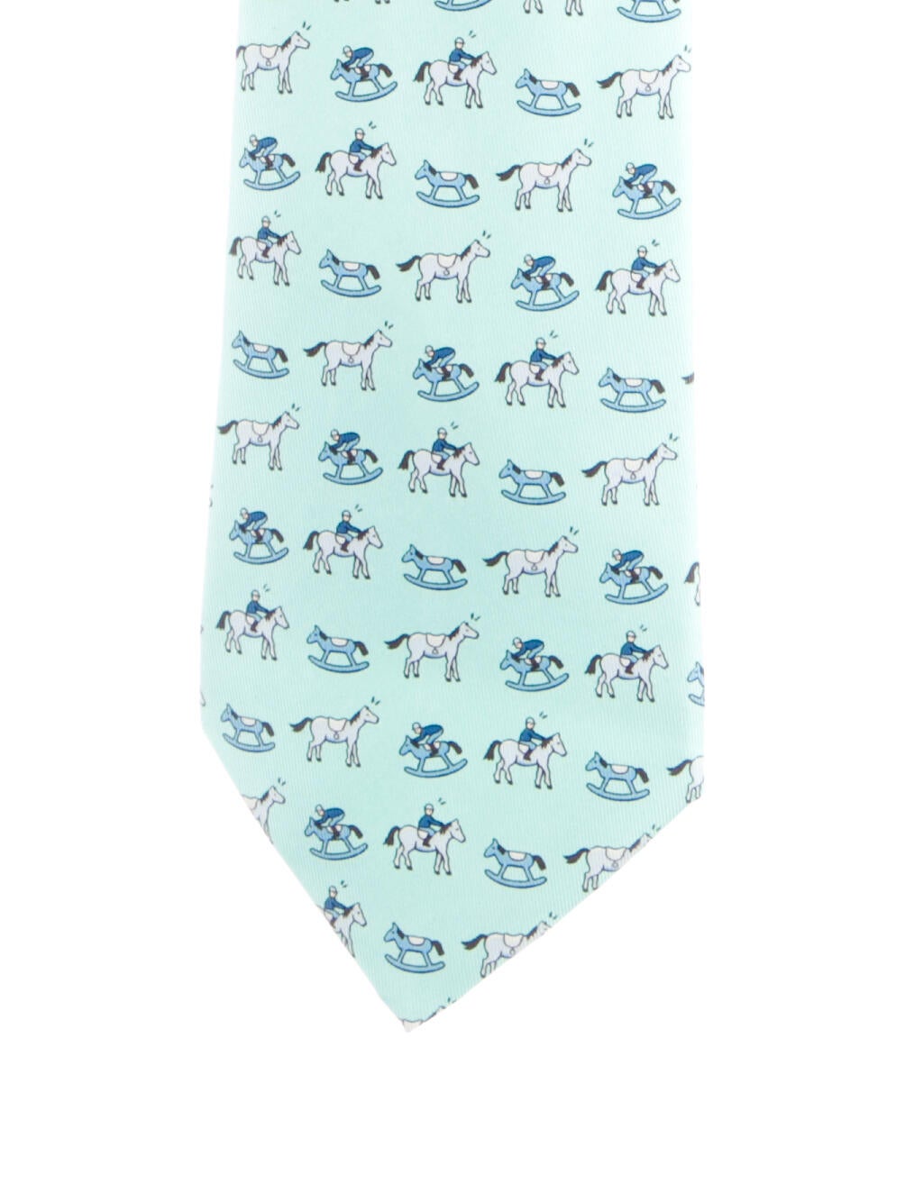 Hermès Printed Silk Tie
