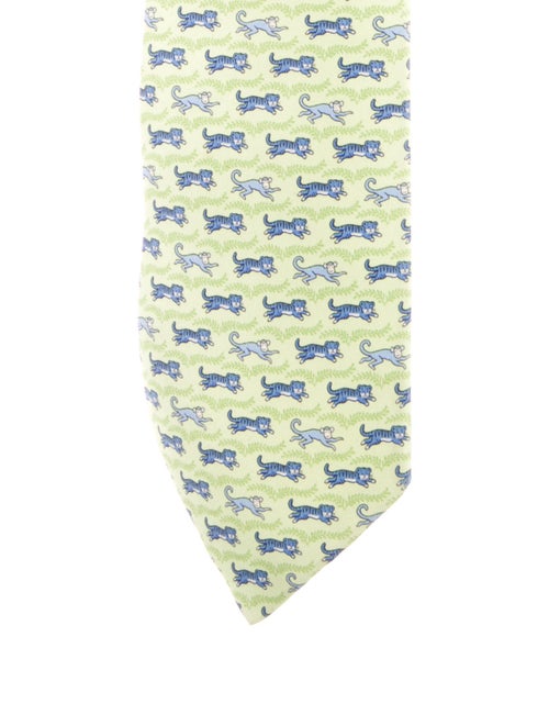 Hermès Silk Patterned Tie