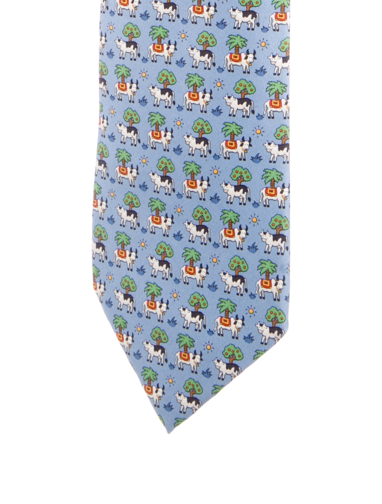 Hermès Silk Patterned Tie