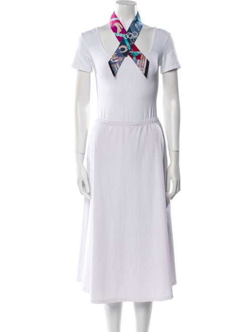 Hermès Brides et Gris-Gris Silk Twilly Scarf