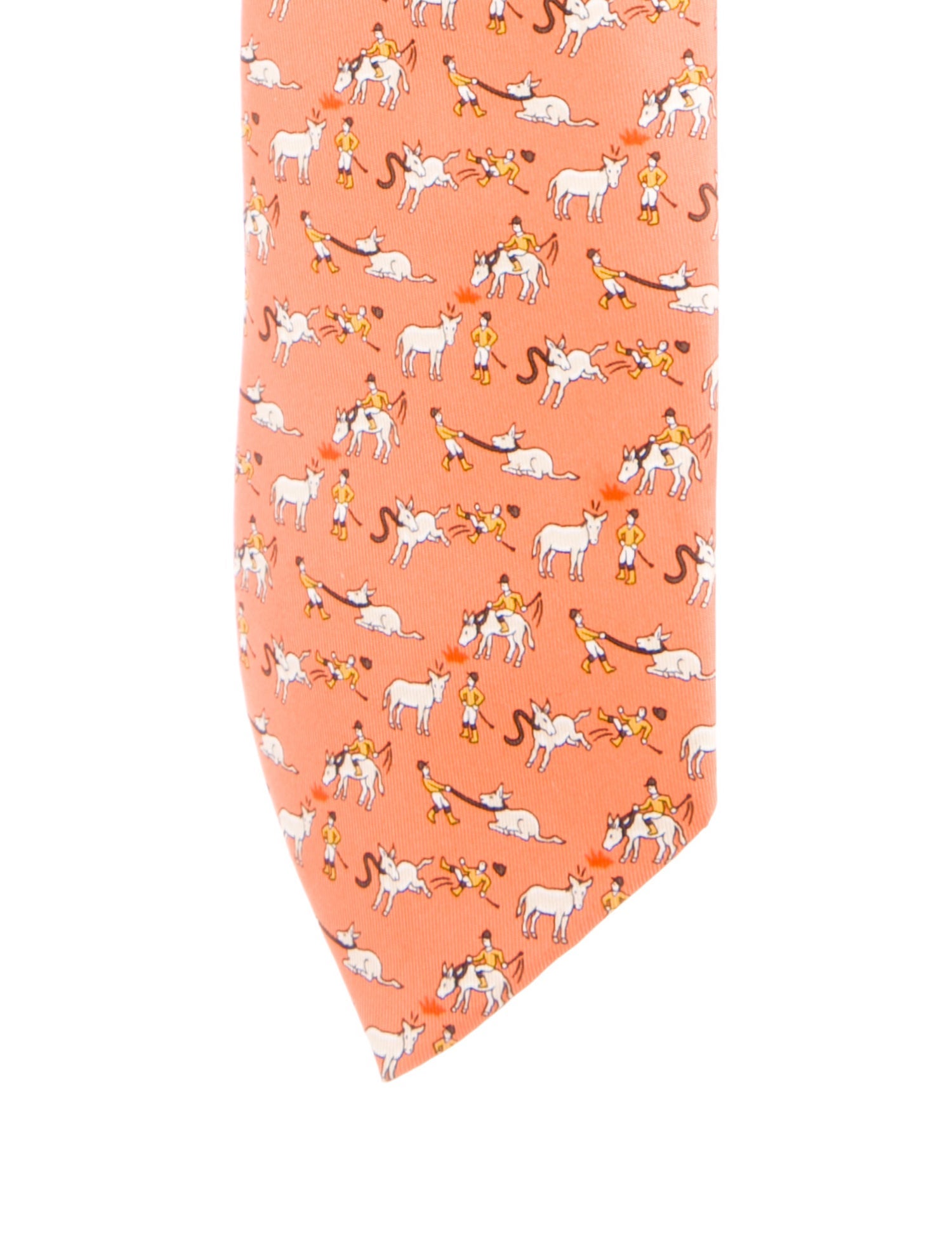 Hermès Silk Patterned Tie