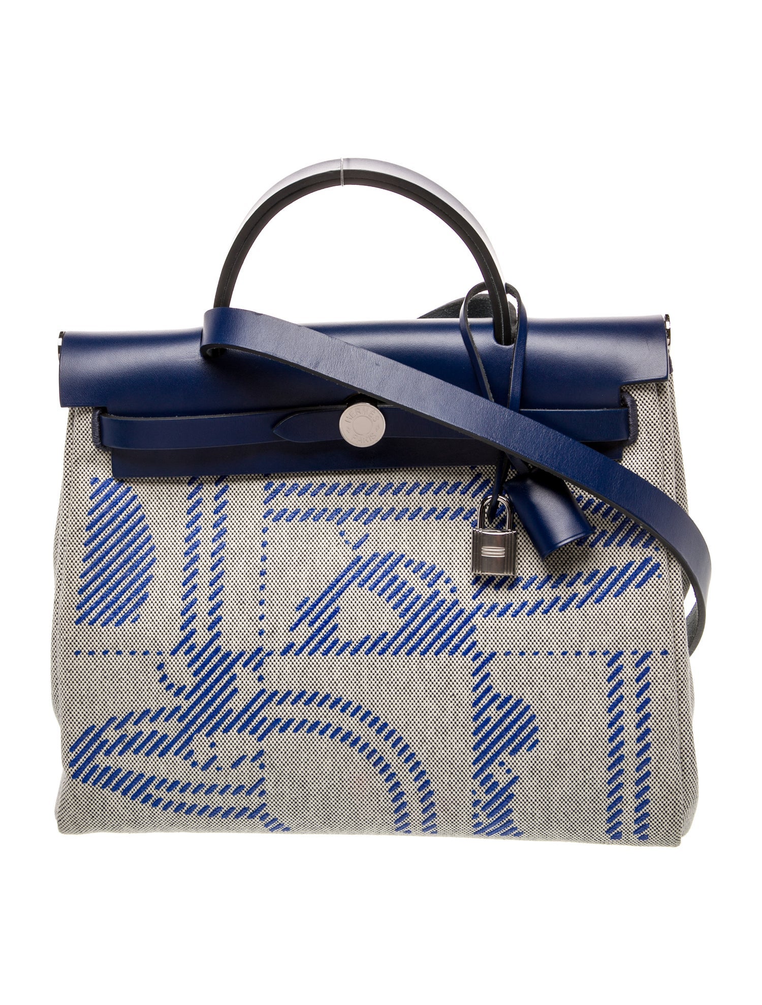 Hermès Toile Brides de Gala Herbag Zip 31