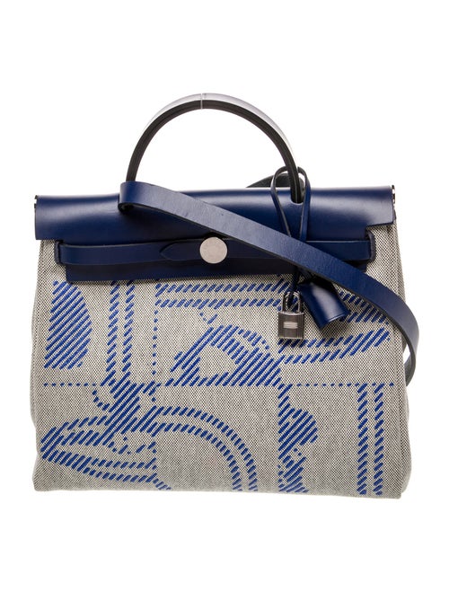 Hermès Toile Brides de Gala Herbag Zip 31