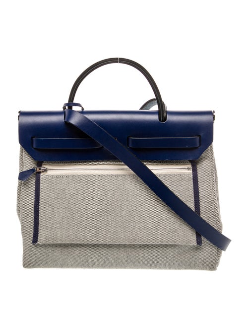 Hermès Toile Brides de Gala Herbag Zip 31