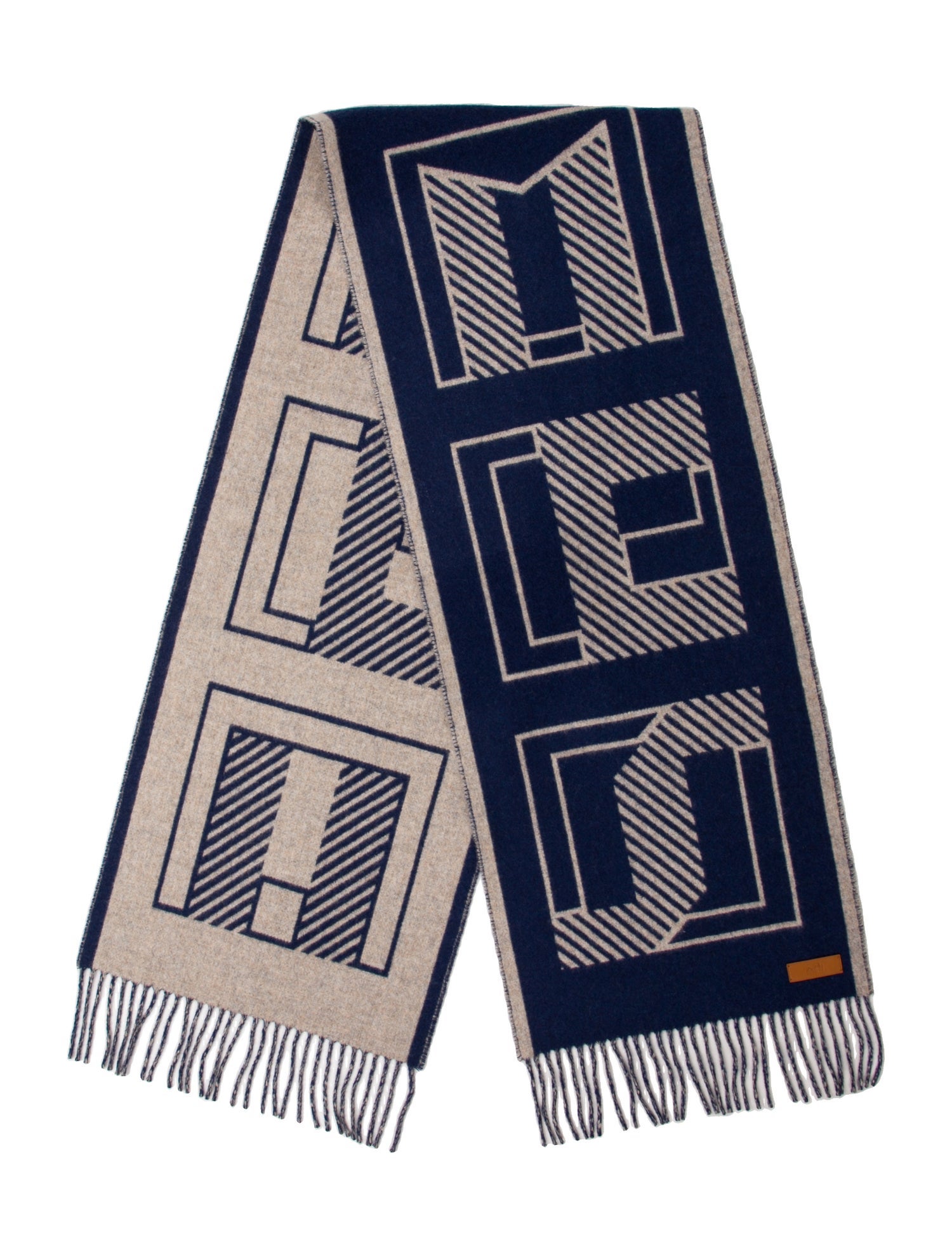 Hermès Casaque Lettres au Carre Cashmere Scarf