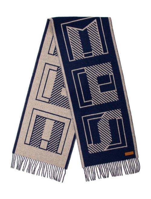 Hermès Casaque Lettres au Carre Cashmere Scarf