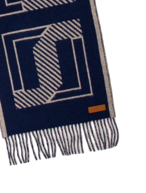 Hermès Casaque Lettres au Carre Cashmere Scarf