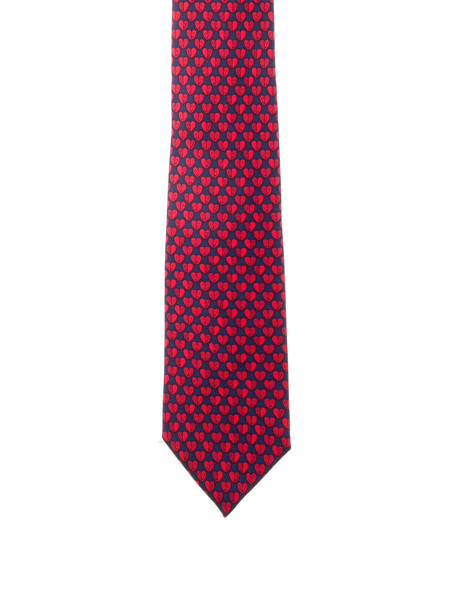 Hermès Silk Patterned Tie w/Tags