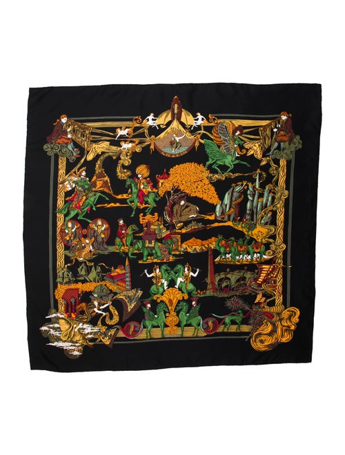 Hermès Au Fil de la Soie Silk Scarf