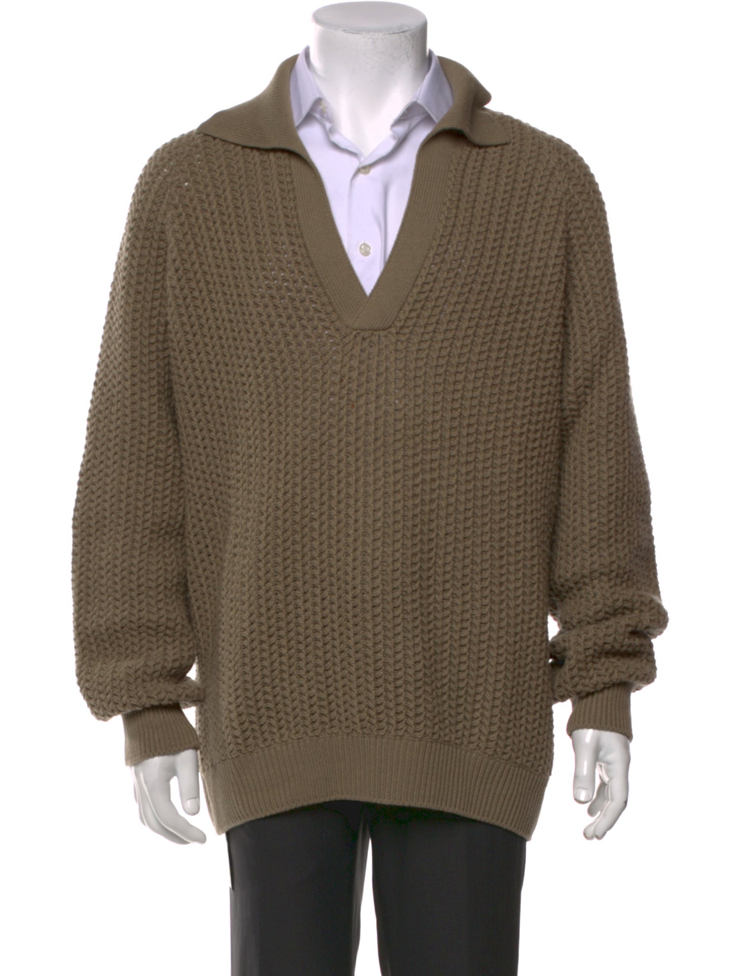 Hermès Collar Long Sleeve Pullover