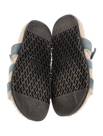 Hermès Chypre Suede Slides