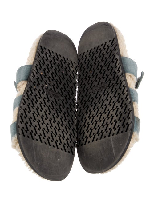 Hermès Chypre Suede Slides