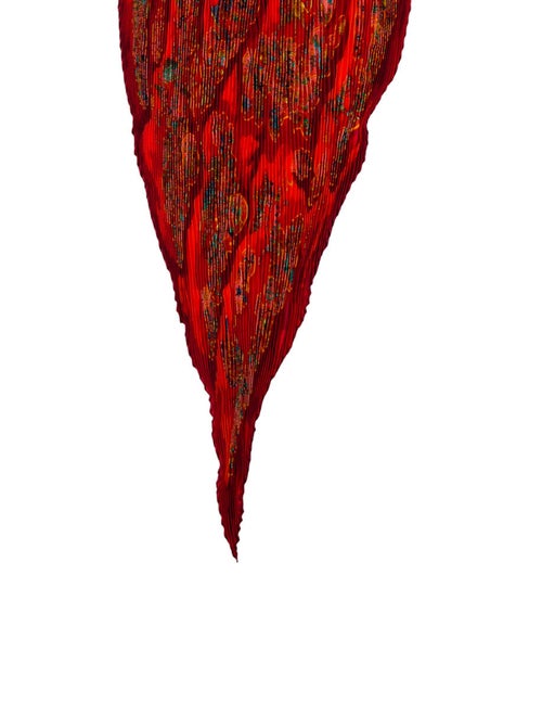 Hermès Nuées Imaginaires Silk Plissé Scarf
