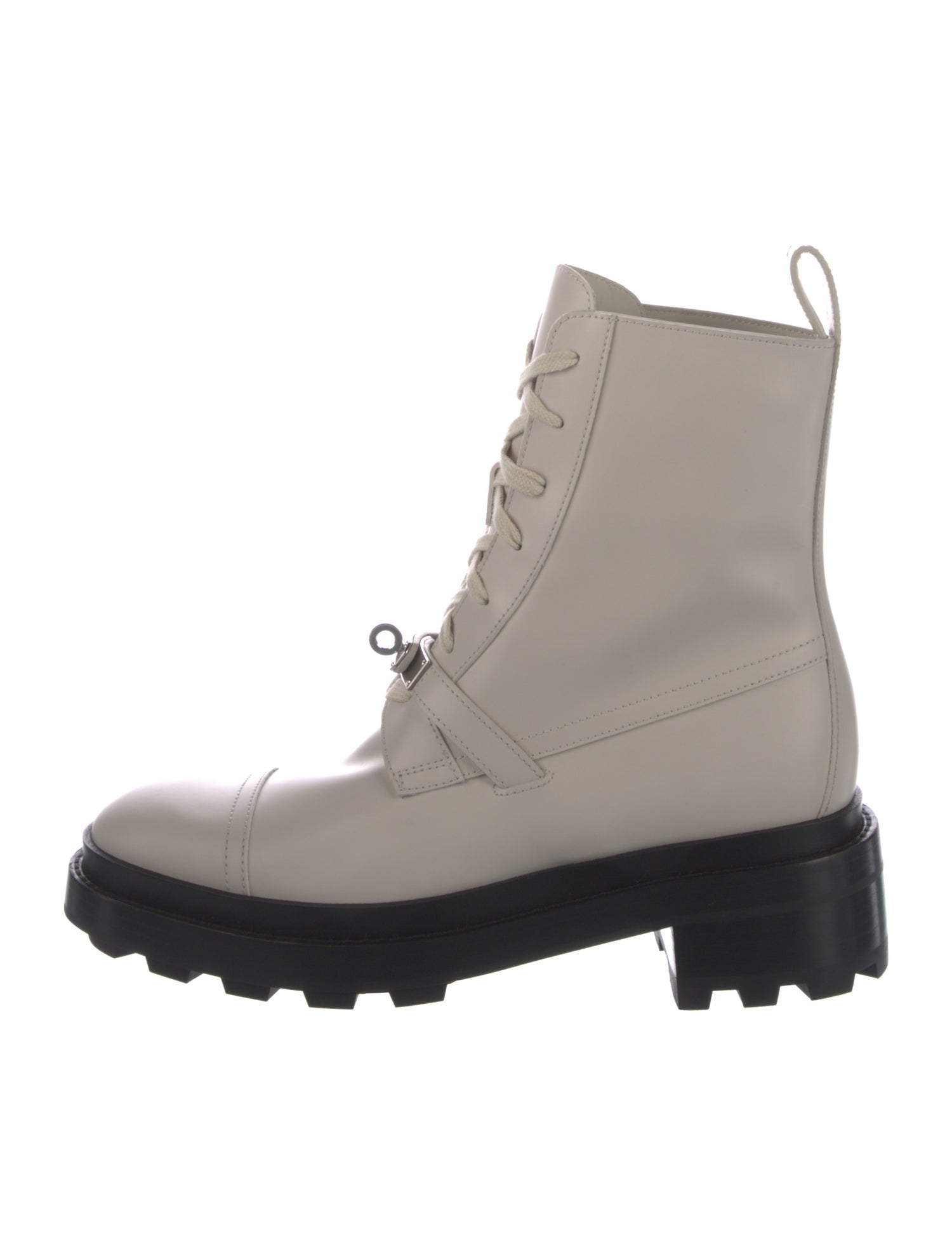 Hermès Funk Calfskin Combat Boots