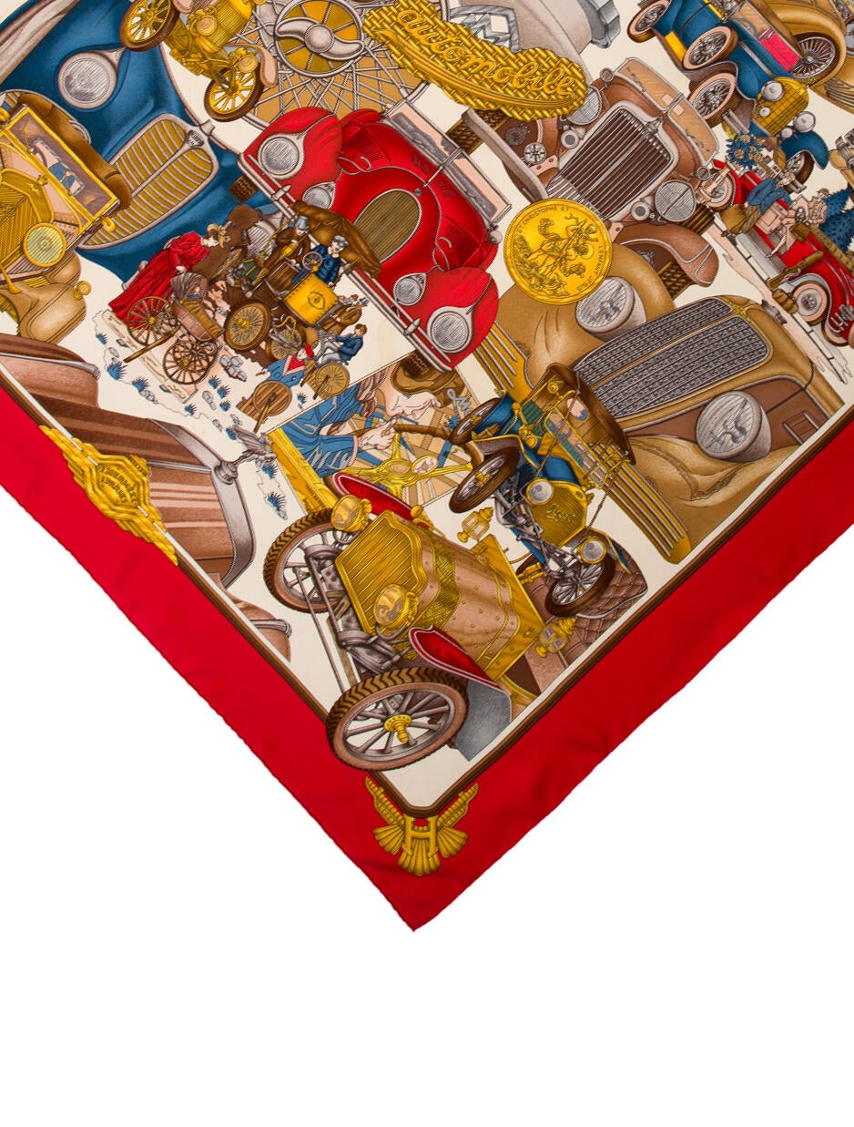 Hermès Automobile Silk Scarf