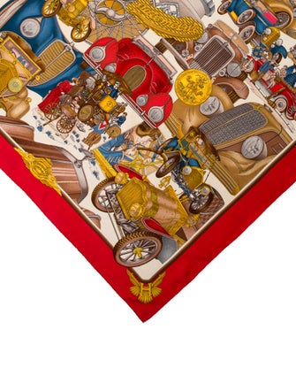 Hermès Automobile Silk Scarf