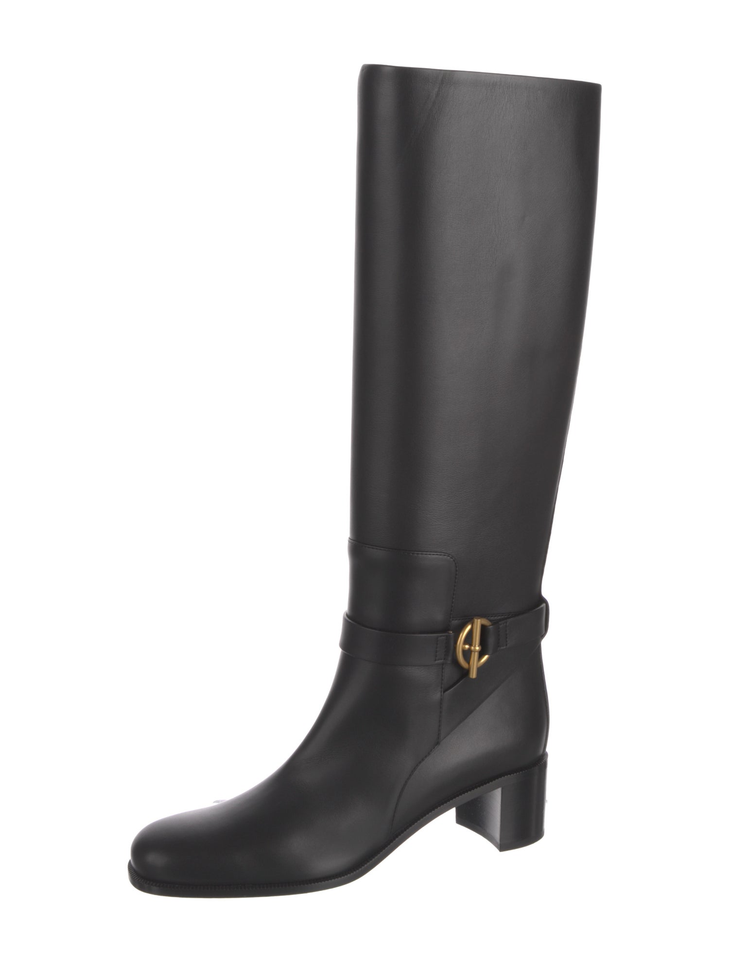 Hermès Justine 50 Leather Riding Boots