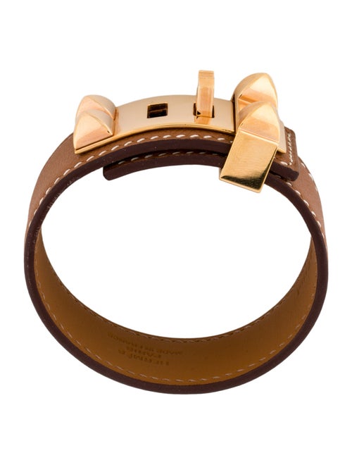 Hermès Leather Collier de Chien 24 Wrap Bracelet