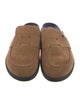Hermès Go Mules Suede Slippers