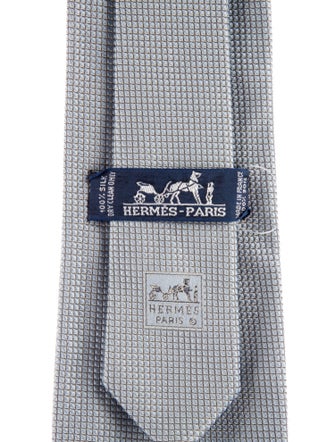 Hermès Silk Printed Tie