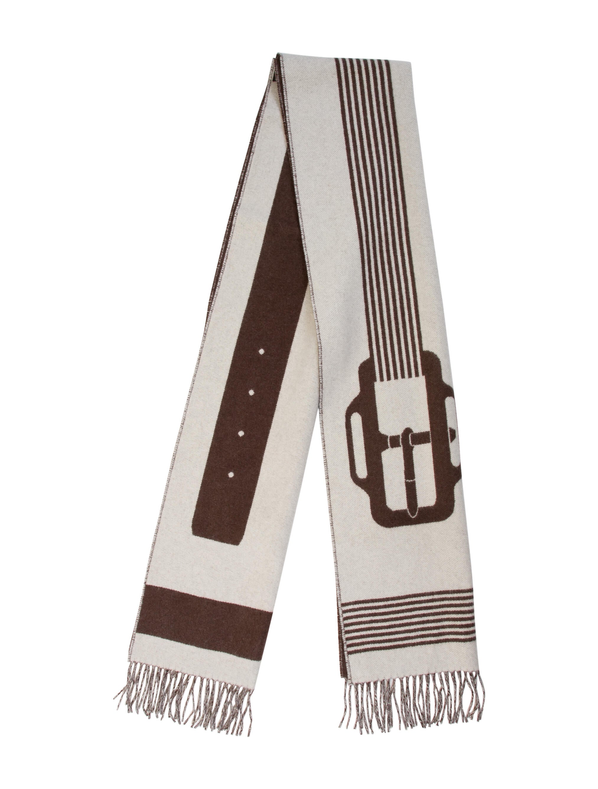 Hermès Casque Les Sangles Cashmere Muffler