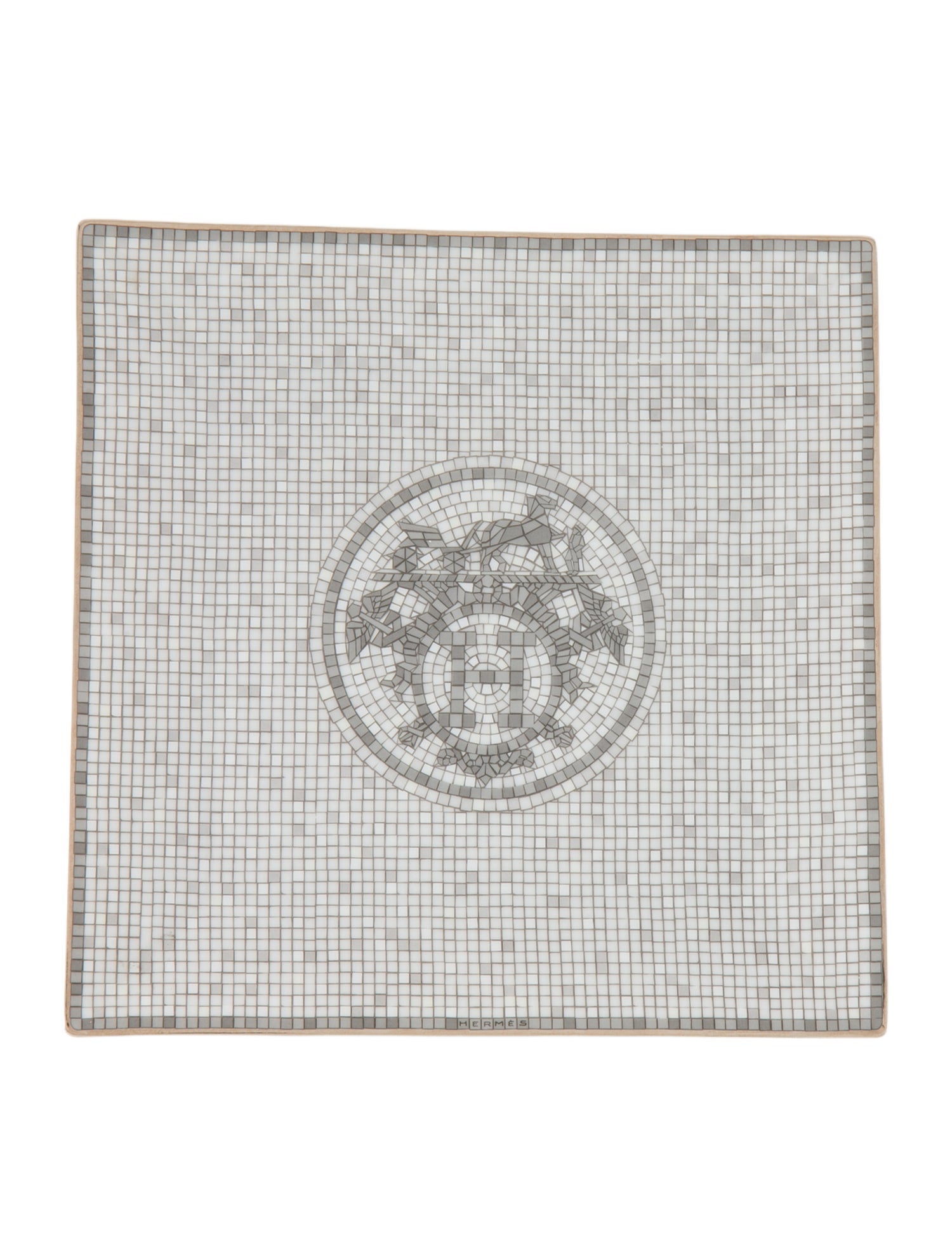 Hermès 3-Piece Mosaique au 24 Square Plate Set