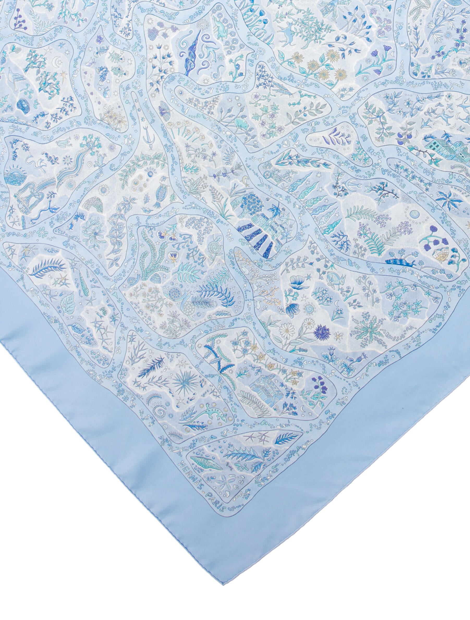 Hermès Chemins De Garrigue Silk Scarf