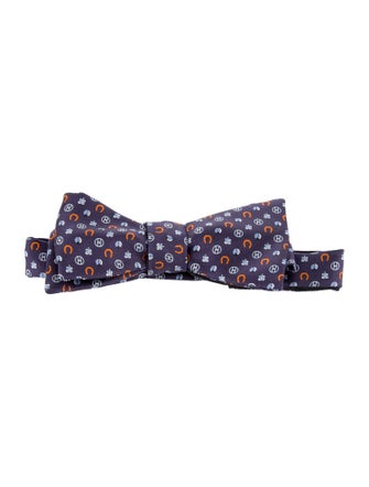 Hermès Silk Patterned Bowtie
