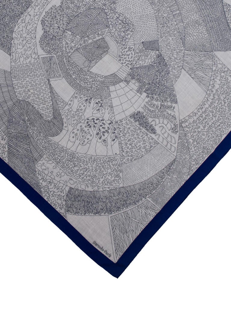Hermès á Travers Champs Cashmere Shawl
