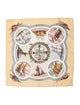 Hermès Belles Amures Pocket Square Silk Scarf
