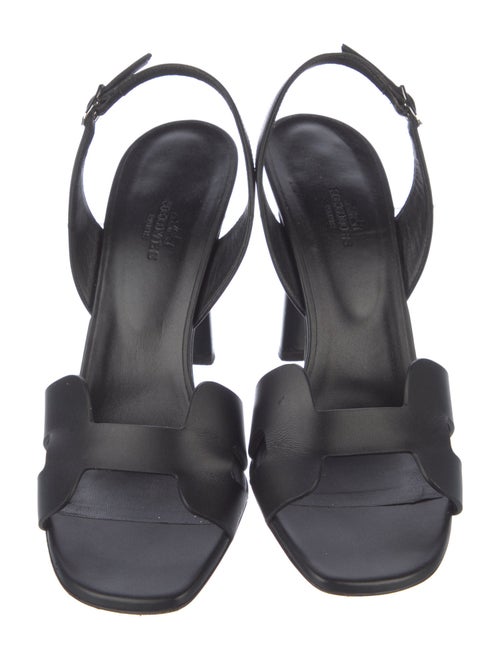 Hermès Holy 105 H Logo Slingback Sandals