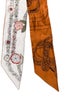 Hermès Brides de Gala en Fleurs Twilly Silk Twilly Scarf