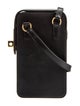 Hermès 2024 Tadelakt Noir Hac a Box Phone Case w/Strap