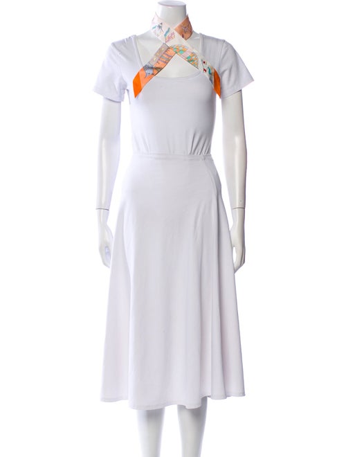 Hermès Les Folies du Ciel Silk Twilly Scarf