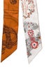 Hermès Brides de Gala en Fleurs Silk Twilly Scarf