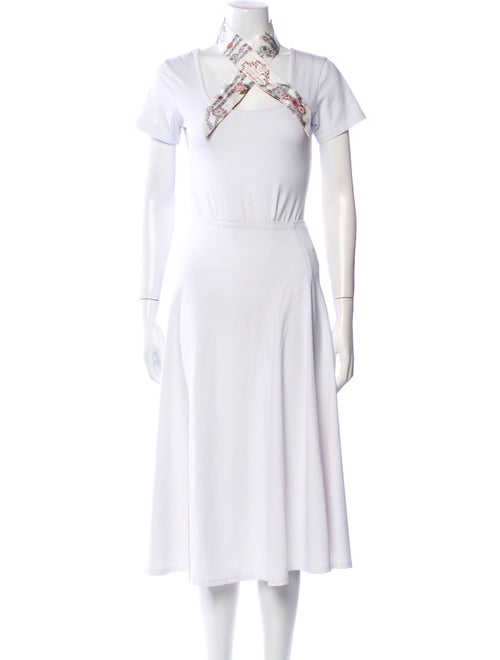 Hermès Brides de Gala en Fleurs Silk Twilly Scarf