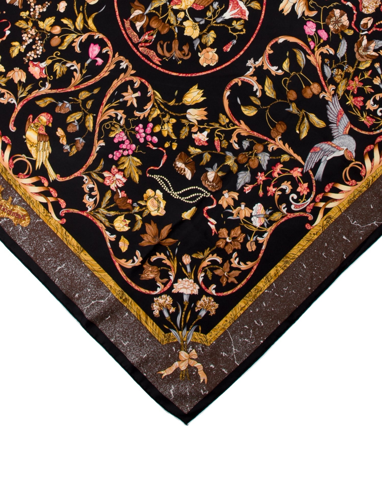 Hermès Pierres d'Orient Et d'Occident Silk Scarf