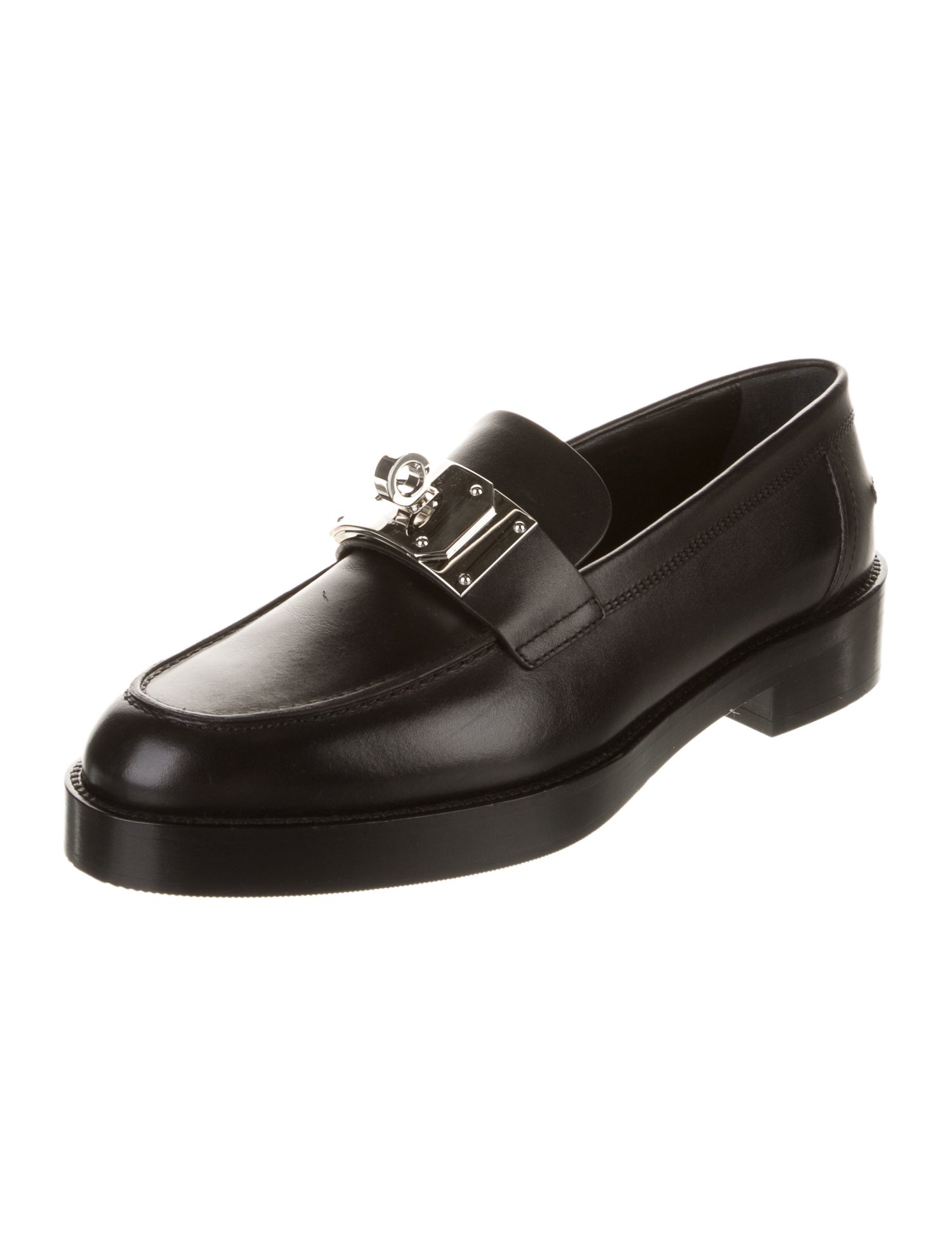 Hermès Hot Calfskin Loafers