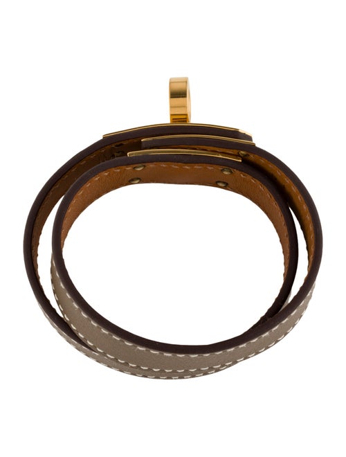 Hermès Leather Kelly Double Tour Wrap Bracelet