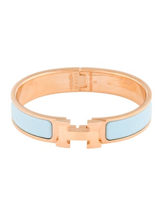 Hermès Enamel Clic H Bracelet